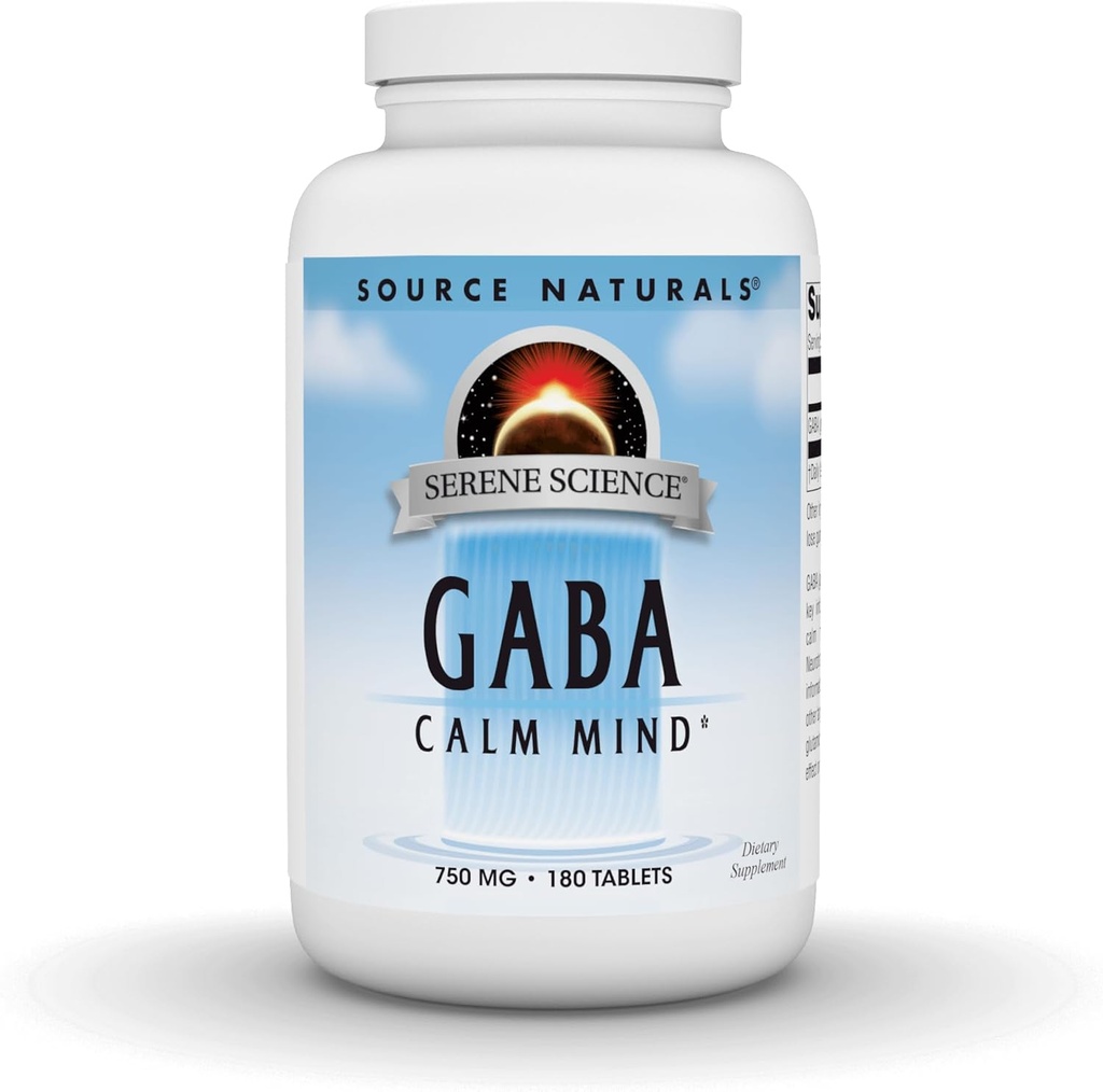 Source Naturals Serene Science GABA 750 mg Calm Mind - 180 Tablet