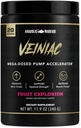 Erkeklik Veiniac Muscle Pump Activator Supplement Stimulant Free Pre-Workout with L-Citrulline, Betaine Anhidrus, & Ek AGMassTM, Arts Nitric Oksit*, Fruit Punch 20 Hizmetler