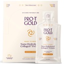 ProT Gold Liquid Collagen Protein Shot, 17g Clear protein Nano-Hydrolyzed Grass Fed Collagen, 2g Arginine for Yara Desteği, Gluten Free, Sugar Free, 0g Carbs, Orange Creme, 1 fl oz, 24 Pack