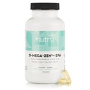 O-Mega-Zen3 +EPA Vegan Omega 3 συμπλήρωμα - Fish Oil Εναλλακτική - Premium Marine Algal Με βάση Ω-3 DHA και EPA λιπαρά οξέα - Carragenan Δωρεάν - 120 Softgels