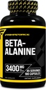 Primaforce Beta Alanine Capsules 3,400mg, 180 Capsules (45 Servings) - Potent Beta-Alanine Supplement
