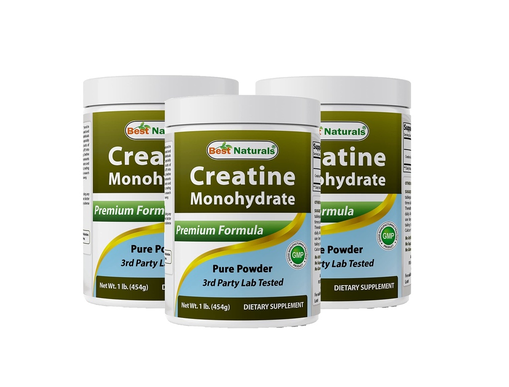 En İyi Doğallar Kreatin Monohidrat 1 Lb Pure Toz (1 LB)