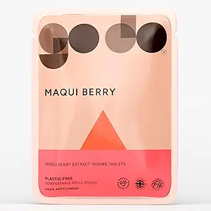 Fitness Health Maqui Berry 120 Tablets 2000MG | Energy Branson | Pure Maqui Berry | İngiltere'de Üretildi