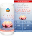 CalMag 2:1 Yüksek Abhidroplastik Magnezyum Citrate Toz Supplement for Stress Relief, and Sleep, Macau Sağlık için Kalsiyum Tamamı, Limon Raspberry Flavor 16.5oz ( 1)