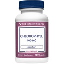 The Vitamin Shoppe Chlorophyll 100mg Natural Food Supplement, Green (100 Capsules)