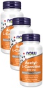 NOW Supplements, Acetyl-L Carnitine 500 mg, Amino Acid, Brain and Nerve Cell Function*, 50 Veg Capsules (Pack of 3)