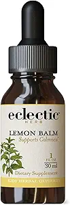 Eclectic Institute Kids Herbs Lemon Balm, Lemon Flavor | Calming ve Nervous System Support | 1 fl oz (30 ml)