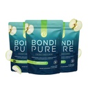 Bondi Pure - Daily Health & Detox Drink - Promote Gut Health & Energy Support During a Cleanse or Intermittent Fasting - Plant-Based Fibers, Alkalizing Super Greens - Green Apple (3-Pack)