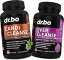 Candi Liver Cleanse Supplement - Έλεγχος ισορροπίας Probiotic Complex Καθαριστικό για γυναίκες & άνδρες - Στοματικές κάψουλες βοτάνων Orγανη & καπρυλικό οξύ, κάψουλες περιποίησης χοληδόχου κύστης & γαϊδουράγκαθο