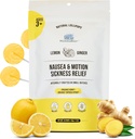 MommaBear Nausea & Motion Hastaness Lollipops - Nausea için Non-GMO Lemon & Ginger Candy - Çocuklar için Organik Lollipoplar 3+ & Hamile Kadınlar Tümevate Queasness için Sıkıntı (10 Pack)
