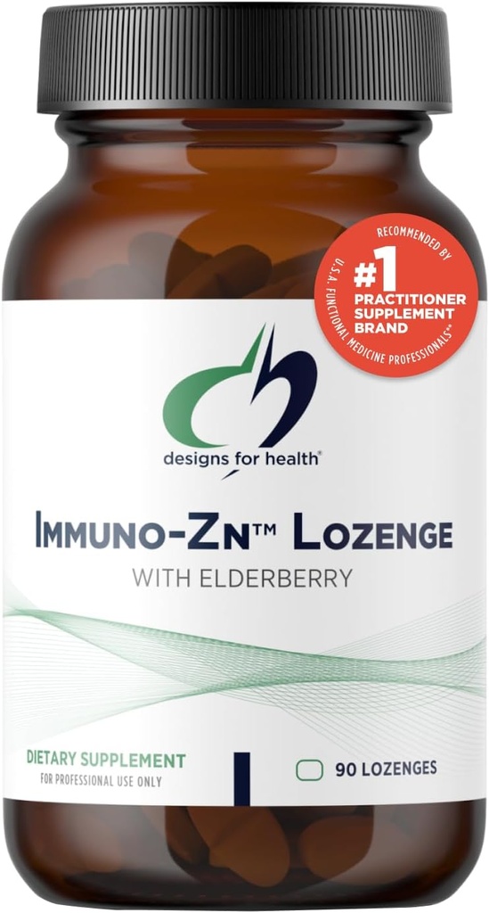 Σχέδια για την υγεία Immuno-Zn Lozenge - 25mg ψευδάργυρος + Elderberry Γρήγορη Διαλύστε τα δισκία, ανοσοποιητικό συμπλήρωμα υποστήριξης - μη-GMO Delicious Natural Berry Flavor (90 Lozenges)