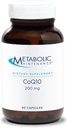 Μεταβολική Συντήρηση CoQ10 Κάψουλες - 200mg Συνένζυμο Q10 με Βιταμίνη C - Αντιοξειδωτικό, Ανοσοποιητικό, Ενέργεια + Καρδιαγγειακή Υποστήριξη (60 Κάψουλες)