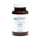 Metabolic Bakım CoQ10 Capsules - 200 mg Coenzyme Q10 Vitamin C - Antioksi, Immune, Enerji + Cardiovascular Destek (60 Capsules)