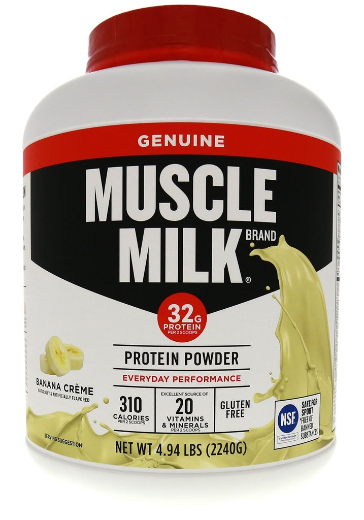 Kas Süt Gerçek Protein Toz, Banana Crème, 32g protein, 4.94 Pound, 32 Hizmet