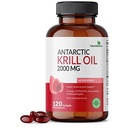 Futurebiyotiks Antarktika Krill Oil 2000mg with Astaxanthin, Omega-3s EPA, DHA ve Phospholipids -% 100 Pure Premium Krill Oil Heavy Metal Tested, Non GMO – 120 Softgels