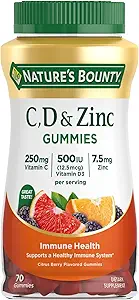 NBTY VIT C & D w/Zinc 12x70 GMY ΗΠΑ