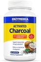 Enzymedica, Aktif Charcoal, Occasional Gas, Bloating & Indigestion, Supports Natural Detox, 60 Count