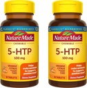Nature Made Chewable 5HTP 100 mg, 5-HTP Mood Support Supplement, 30 5 HTP Chewable Tabletler, 30 Day Supply (Pack of 2)