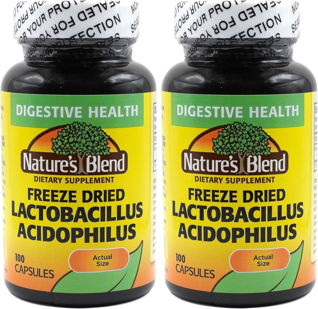 Freeze pettobacillus Acidofilius 100 Caps (Pack of 2)