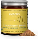 3 Mushroom Mix - Awaken Mix 60 Hizmetler (60g) Mushroom Toz Ölmüş Kahve veya Smoothies - Lions Mane, Türkiye Tail, ve Cordyceps - >32% Beta-D-Glucans!