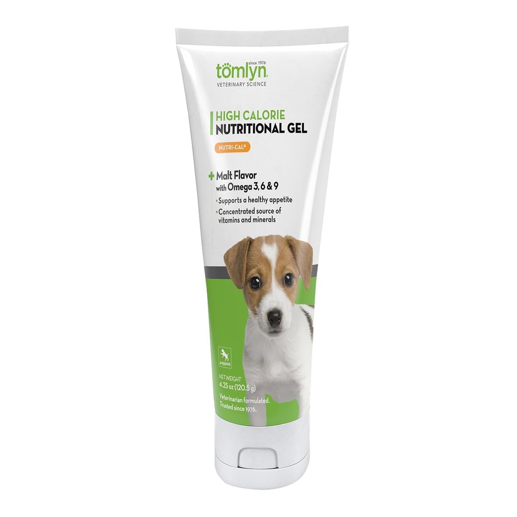Tomlyn High Calorie Nutritional Gel for Puppies, (Nutri-Cal) 4.25 oz