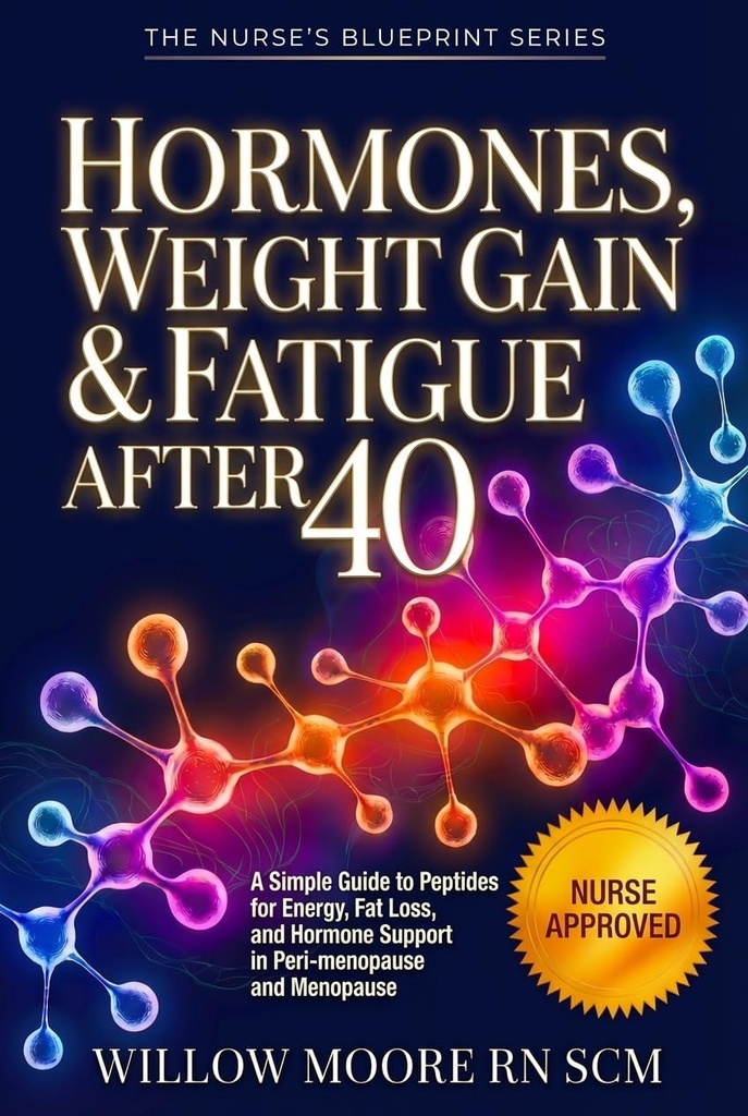 Hormones, Weight Gain & fatigue After 40: A Simple Guide to Peptides for Energy, Fat Loss, and Hormone Support in Peri-menopause and Menopause (The Nurses Blueprint Series - PEPTIDES)