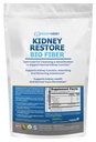 Bio Fiber, Kidney Cleanse Detox & Tamir - Restorative Kidney Support & Kidney Supplement Atık, Kidney Health Supplement - Kidney Health için Çay Ekle - 2.5 LBS
