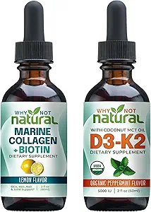 Why Not Natural Liquid Collagen and Vitamin D3 K2 Drops