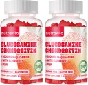 Nutravita Glucosamine Chondroitin Gummies with MSM & Elder Ekstra Güçlü - Ortak Destek, Antioksi Immune Support Supplement for Yetişkinler, Men & Women. 120 Strawberry Chews