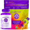 mor ağacı Post-Celebration Wellness + Hydration Electrolyte Packets | Organik Rehidrasyon, Happy Liver | 30ct Şişe + 15 Hydration Sticks for Water Hydration Electrolyte Packets | Organik Rehidrasyon, Happy Liver | 30ct Şişe + 15 Hydration Sticks for Water