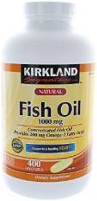 Kirkland Signature Fish Oil 1000 mg., 400 Softgels (3 Pack)
