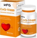 KFG CoQ10 400 mg Softgels, Coenzyme Q10 Supplements Support Heart Health, Cardiovascular Health, Immune System & Cellular Energy Production, Gluten Free