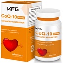 KFG CoQ10 400mg Softgels, Συνένζυμο Q10 Συμπληρώματα Υποστήριξη Καρδιακή Υγεία, Καρδιαγγειακή Υγεία, Ανοσολογικό Σύστημα & Κυτταρική Παραγωγή Ενέργειας, Χωρίς Γλουτένη