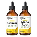 Wild & Organic Yohimbe Tincture 4 fl oz & Maca Root Tincture 4 fl oz