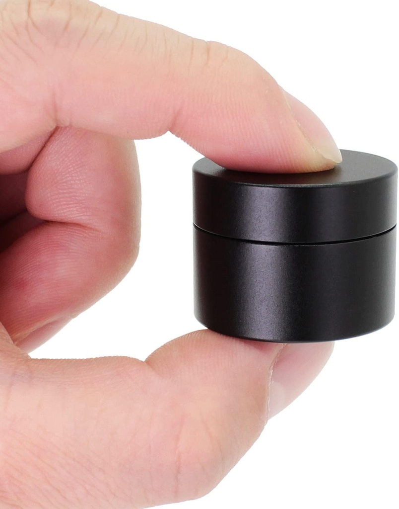 Portre Daily Pill Case, Heavy Duty Alüminyum Alloy Round Pill Box, Sualtı Seyahat Pill Organizer, Pocket Purse Medicine Vitaminleri için EDC Konteyner