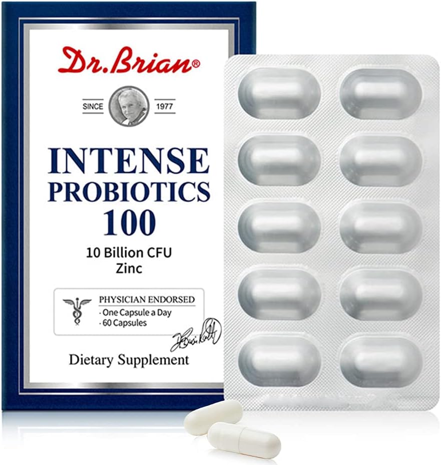 Dr.Brian Probiyotiks 10 Milyar Cfu Probiyotiks for Women Men Yetişkinler Constipation Relief Digestive Intestinal Health Immunity System System