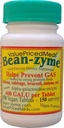 Bean-Zyme Gas Relief for Yetişkinler Ekstra Kuvvet (150 ct) Tablet Alfa Galactosidase, Vegan, Maliyet Az, Digestive Enzyme Diyetary Supplement Natural Food Enzyme
