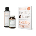 ALGAECAL Sche - Vitamin D + K2, Mag, Boron & Omega 3 Fish Oil with EPA & DHA and Book by Lara Pizzorno Sağlıklı Bones Sağlıklı You, Bone Health