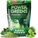 Super Greens Powder - 300g - Immune Support - Food Supplement - Superfood Greens - Smoothie Mix for Shakes - Detox & Healthy Boost for Juice Beverages or Any Drink - by NextGenU