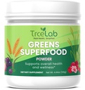 Super Greens Powder with Inulin & Ginger Root - Greens Superfood Powder with Barley Grass, Broccoli, Spirulina, Alfalfa, Wheat Grass - 126g