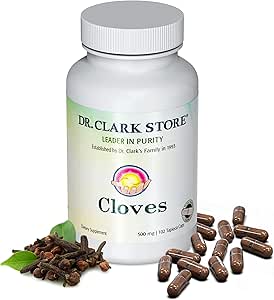 Dr Clark Store Cloves Vegetarian, 500 mg, 102 Tapioca Capsules - Liver Performansı ve Kan Bağışlamaları Yardım
