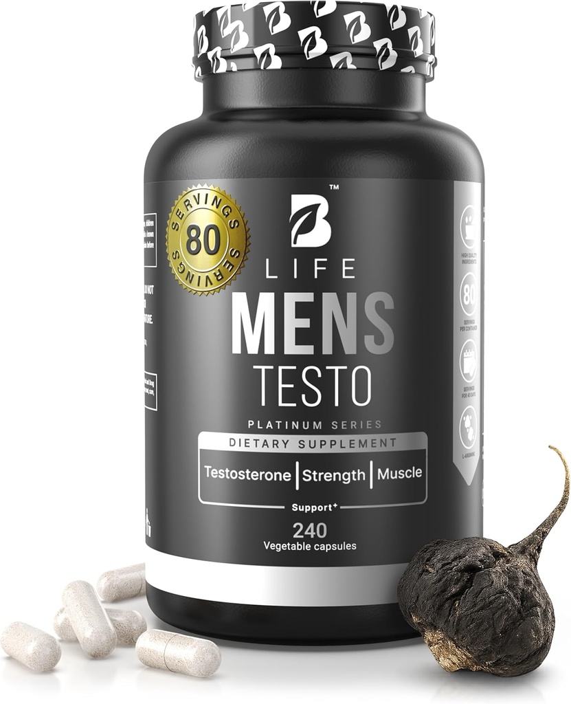 Erkekler için testosteron ATM Supplement | Boron Supplement for Men with Tribulus Terrestris, Black Maca, Horny Goat Weed, L-Arginine | Stamina, Endurance, Kas Büyüme ve Güçlü | 80 Hizmetler