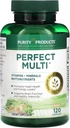 Düşük Ürünler Mükemmel Multivitamin Vitaminlerle Paketlendi, Mineraller ve Phytonutrients - 60 Breakthrough Nutrients - Sağlıklı Immunity için Destek, Normal Enerji Seviyeleri - 120 Capsules (1)