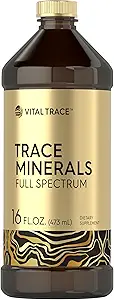 Carlyle Trace Minerals Supplement | 16 fl oz | Full Spectrum Magnezyum with | Sıvı Kompleksi, Lityum ve Boron | Vegetarian. Non-GMO & Gluten Free | Tarafından Vital Trace