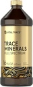 Carlyle Trace Minerals Supplement | 16 fl oz | Full Spectrum Magnezyum with | Sıvı Kompleksi, Lityum ve Boron | Vegetarian. Non-GMO & Gluten Free | Tarafından Vital Trace