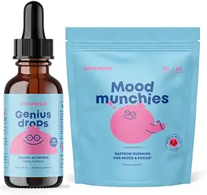 ΧαράΆνοιξη Ιδιοφυές σταγόνες και Saffron Gummies για τα παιδιά