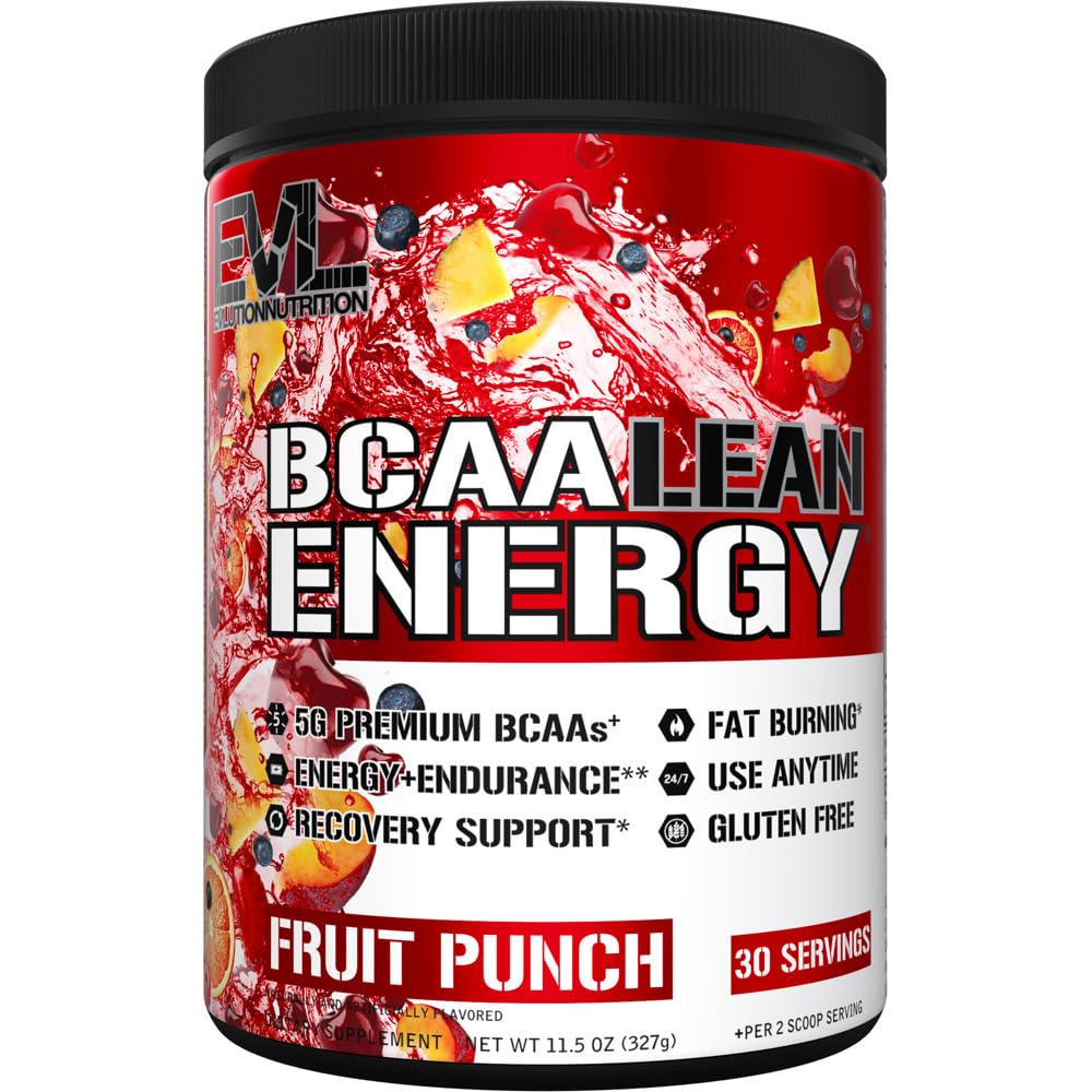 EVL BCAA Lean Energy Toz - Pre Workout Green Tea Fat Burner Support with BCAAs replicas and Clean Energizers - BCAA Toz Post Workout Recovery Drink for Lean Muscle Recovery -