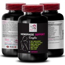 MENOPAUSE SUPPLEMENTS FOR WOMEN - menopause relief herbs, black cohosh, wild yam root, night sweats relief for women, hot flashes menopause relief, red clover, soy isoflavones 1Bot