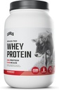 Επίπεδα Grass Fed Whey πρωτεΐνη σκόνη, χωρίς τεχνητά, 24G πρωτεΐνης, φράουλα, 2LB