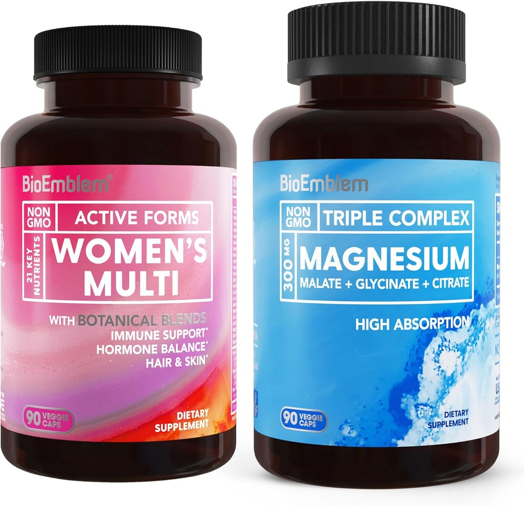 BioEmblem Women's Triple Complex and Multivitamin don Cardiovascular Health ve Beslenme ihtiyacı